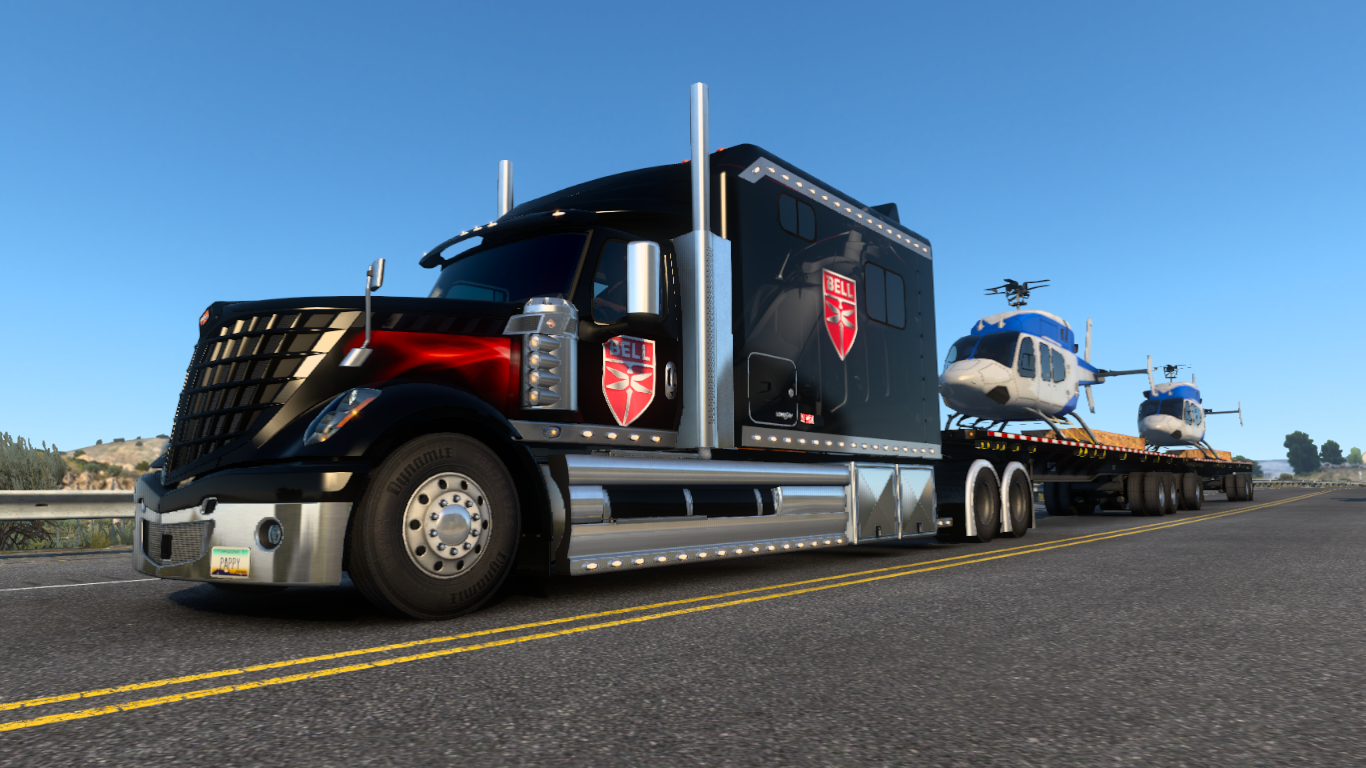 Left View with Helicopter Cargo Mod