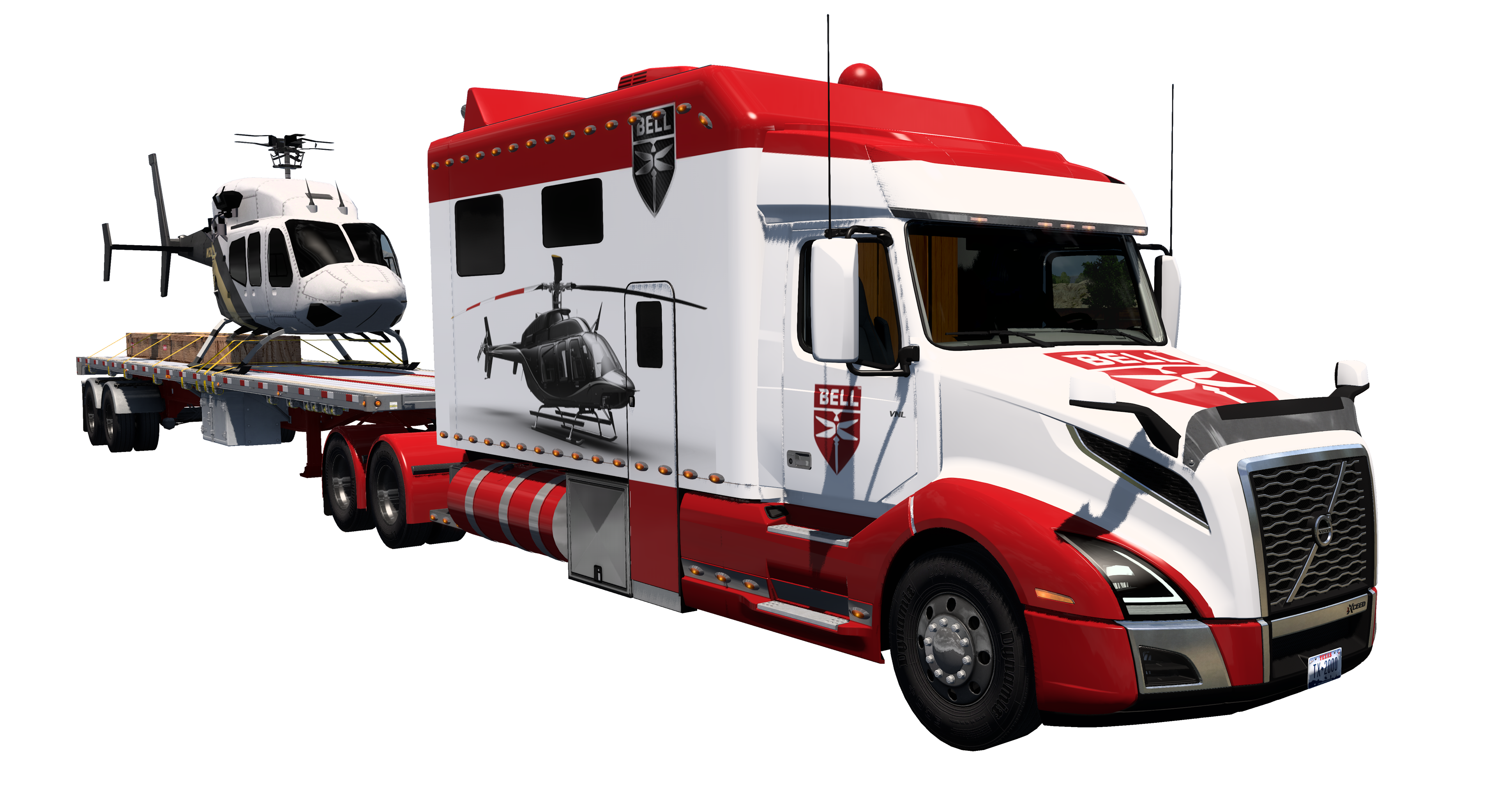 Right Front With Helicopter Cargo Mod