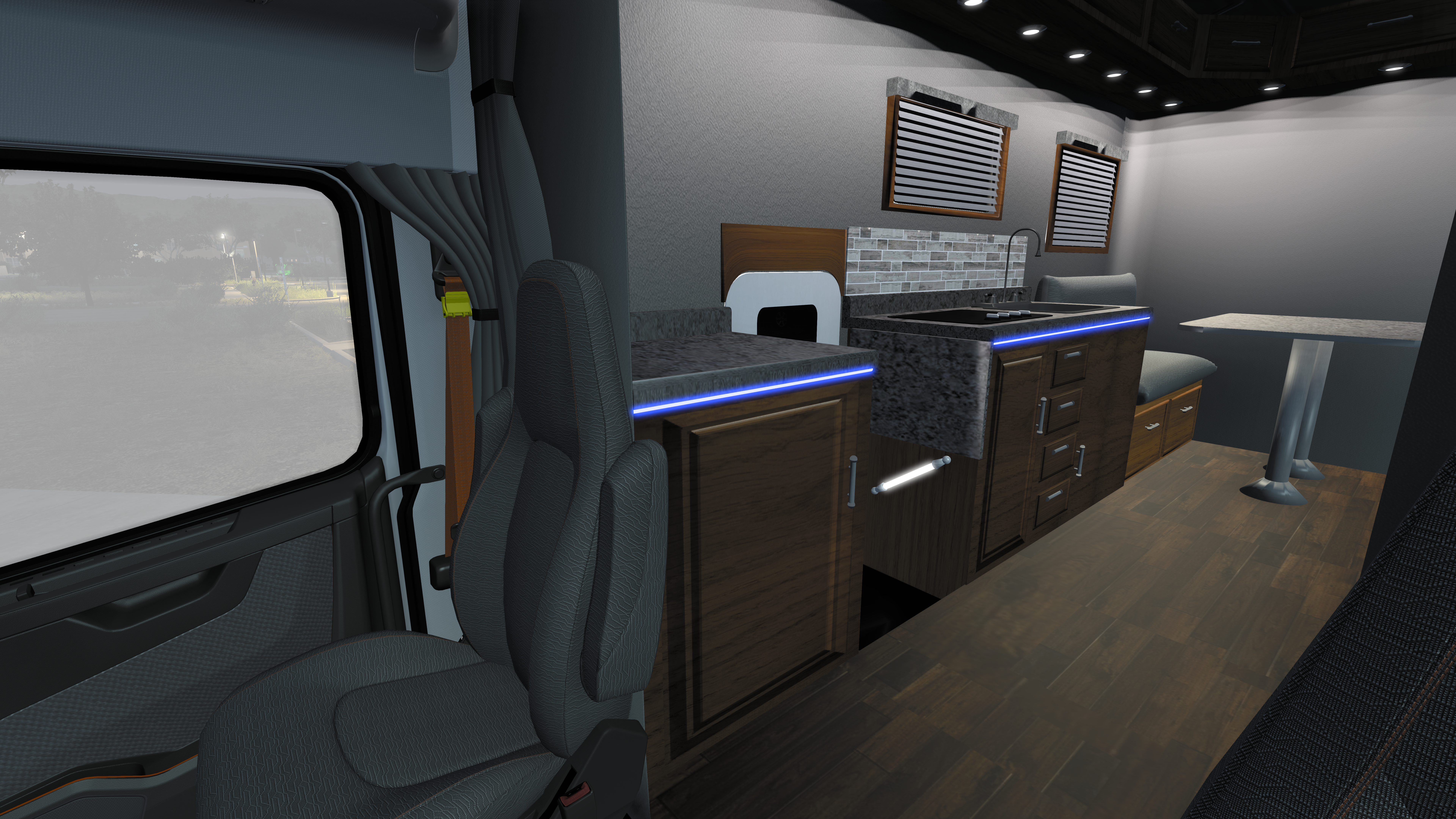 Sleeper Interior View
